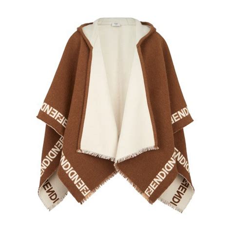 women fendi scarf|fendi poncho women's.